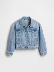 Gap Light Wash Icon Denim Jacket (4-13yrs) - Image 4 of 5
