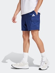 Calções cargo Chelsea adidas Essentials com pequeno logotipo - Imagem 1 de 6