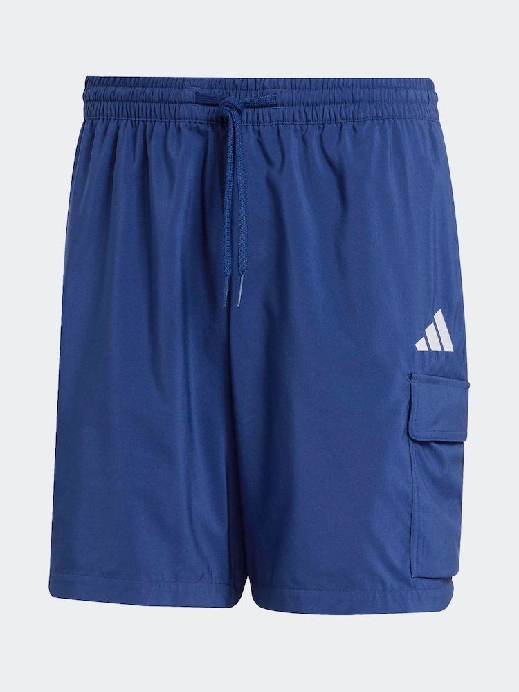 Calções cargo Chelsea adidas Essentials com pequeno logotipo - Imagem 6 de 6