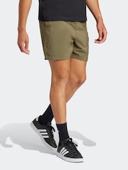 adidas Olive Green Essentials Small Logo Cargo Chelsea Shorts - Image 3 of 6