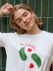 In a Pickle Print Short Pyjamas Set - Image 2 of 5