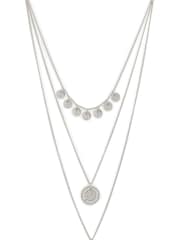 PILGRIM Silver Arden Crystal Necklace - Image 1 of 2