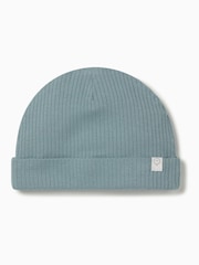 MORI Blue Stretch Baby Hat - Image 1 of 1