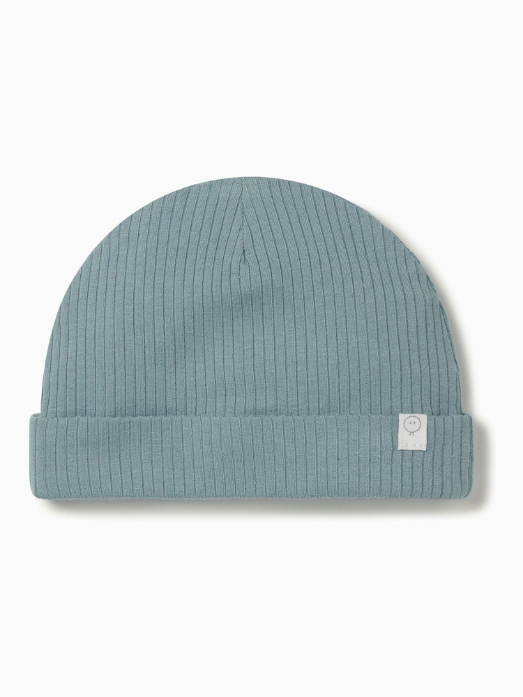 MORI Blue Stretch Baby Hat - Image 1 of 1