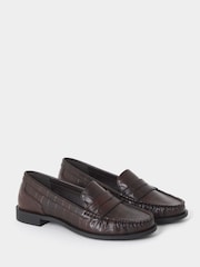 JD Williams Brown Classic Loafers - Image 2 of 4