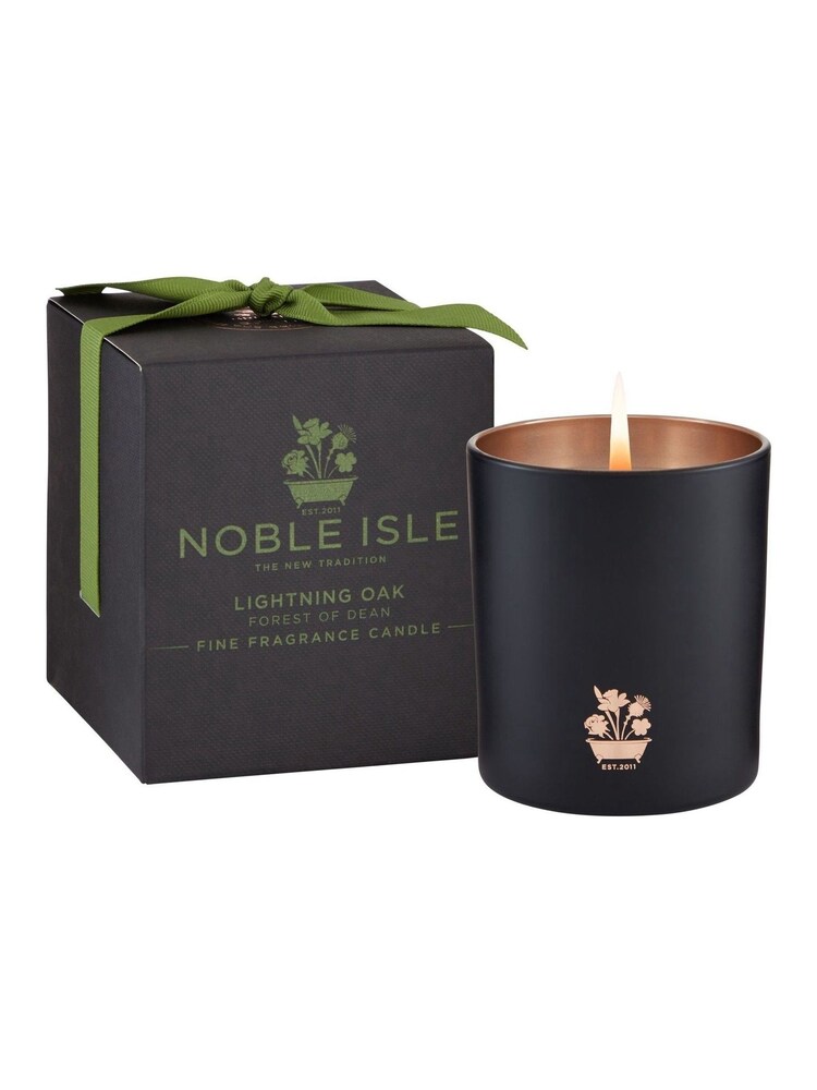 Noble Isle Clear Lightning Oak Single Wick Scented Candle - Forest Of Dean - Endurance & Courage - Image 1 of 1