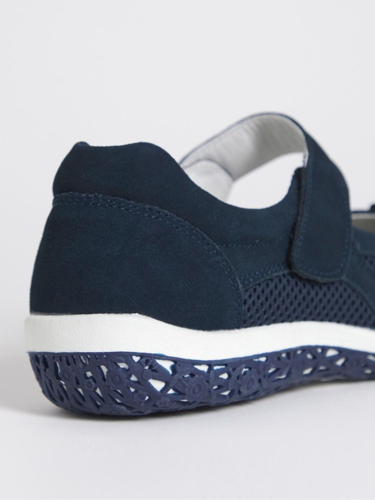 JD Williams Blue Sporty Mary Jane Trainers - Image 4 of 4 JD Williams Blue Sporty Mary Jane Trainers - Image 4 of 4