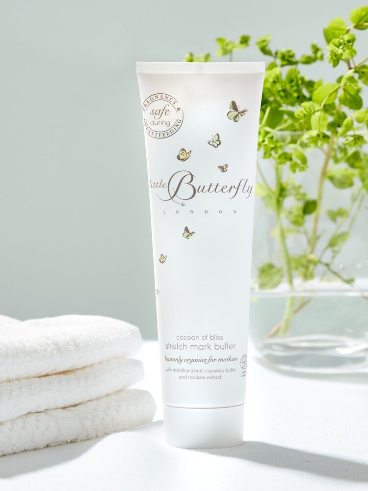Little Butterfly London Cocoon of Bliss Stretch Mark Butter 150ml - Image 1 of 3 Little Butterfly London Cocoon of Bliss Stretch Mark Butter 150ml - Image 1 of 3