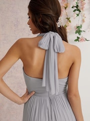 Kornblumenblau - Lipsy Bella Brautjungfern-Bandeaukleid mit verschiedenen Tragemöglichkeiten - Bild 4 von 4