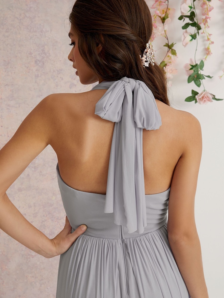 Kornblumenblau - Lipsy Bella Brautjungfern-Bandeaukleid mit verschiedenen Tragemöglichkeiten - Bild 4 von 4