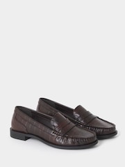 JD Williams Brown Classic Loafers - Image 2 of 4