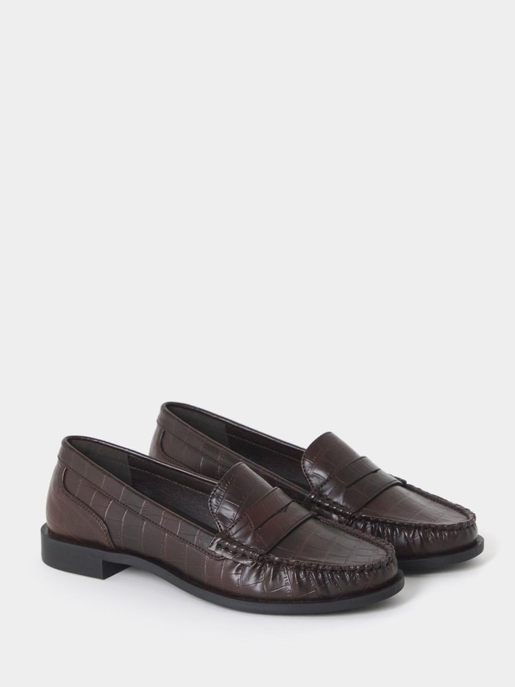 JD Williams Brown Classic Loafers - Image 2 of 4 JD Williams Brown Classic Loafers - Image 2 of 4
