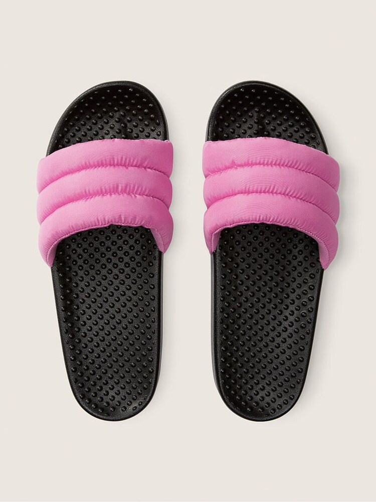 Victoria's Secret PINK Puffer Slide - Image 2 of 3 Victoria's Secret PINK Puffer Slide - Image 2 of 3
