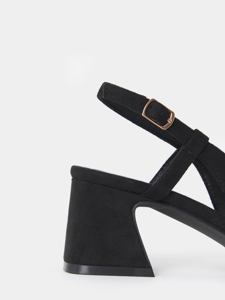 JD Williams Block Heel Slingback Batai - 4 paveikslėlis iš 4 JD Williams Block Heel Slingback Batai - 4 paveikslėlis iš 4