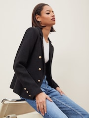 Lipsy Black Boucle Blazer - Image 2 of 4