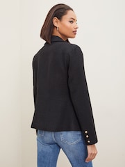 Lipsy Black Boucle Blazer - Image 3 of 4