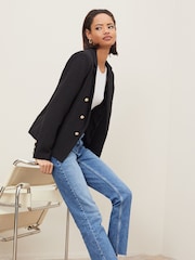 Lipsy Black Boucle Blazer - Image 4 of 4