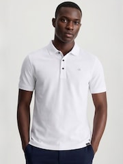 Calvin Klein Golf White Metro Liquid Touch Polo Shirt - Image 1 of 9