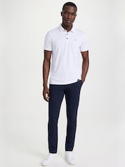 Calvin Klein Golf White Metro Liquid Touch Polo Shirt - Image 4 of 9