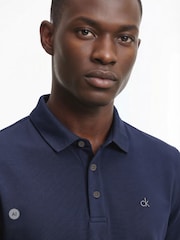Calvin Klein Golf Blue Metro Liquid Touch Polo Shirt - Image 3 of 9