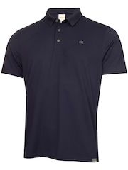 Calvin Klein Golf Blue Metro Liquid Touch Polo Shirt - Image 5 of 9