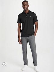 Calvin Klein Golf Black Metro Liquid Touch Polo Shirt - Image 4 of 9