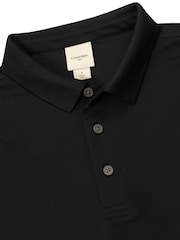 Calvin Klein Golf Black Metro Liquid Touch Polo Shirt - Image 7 of 9