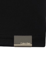 Calvin Klein Golf Black Metro Liquid Touch Polo Shirt - Image 9 of 9