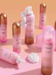 Quick Flick Glow Whipped Gradual Tan Body Moisturizer Mousse - Image 2 of 6
