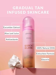 Quick Flick Glow Whipped Gradual Tan Body Moisturizer Mousse - Image 5 of 6