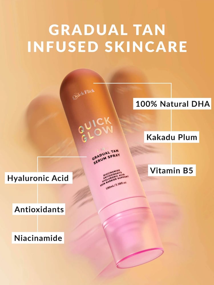 Quick Flick Glow Gradual Tan Serum Spray - Image 2 of 6