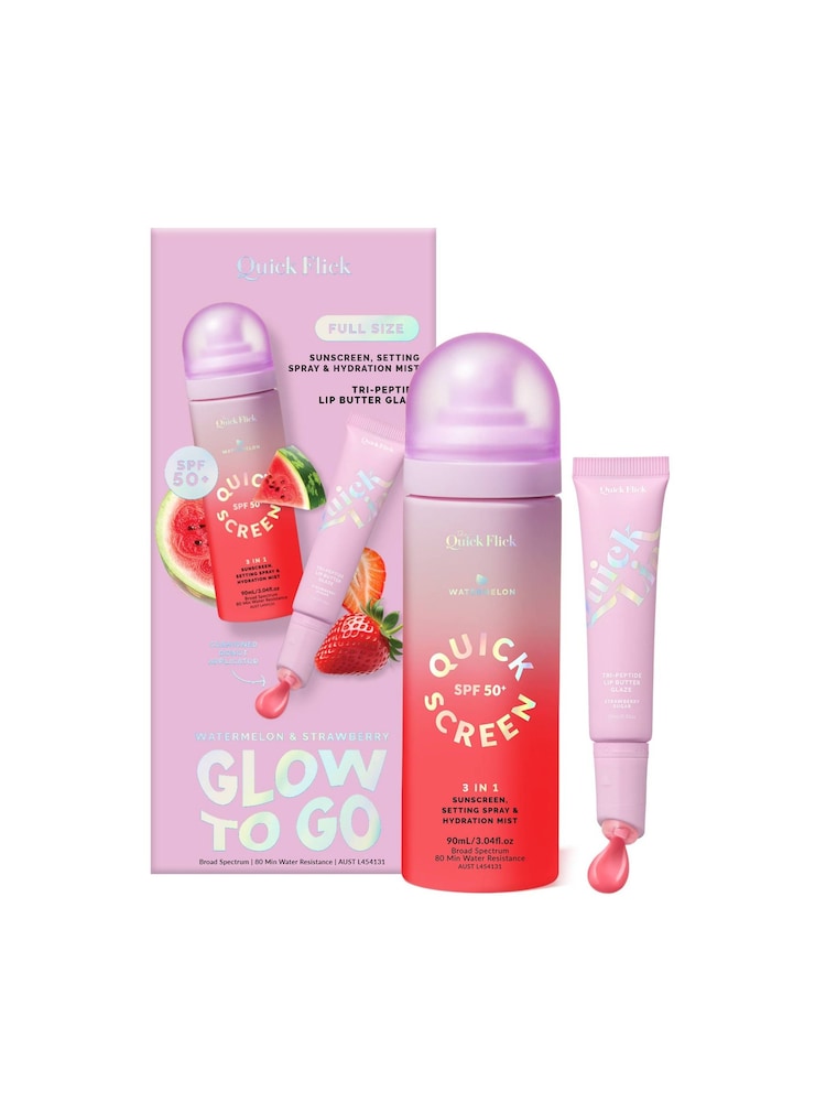 Quick Flick Watermelon & Strawberry Gift Set Worth £36 - Image 1 of 5 Quick Flick Watermelon & Strawberry Gift Set Worth £36 - Image 1 of 5