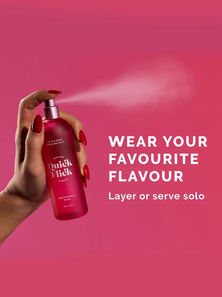 Quick Flick Dragonfruit Musk Serving Scents Hair and Body Mist - Image 4 of 4 Quick Flick Dragonfruit Musk Serving Scents Hair and Body Mist - Image 4 of 4