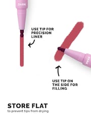 Quick Flick Pink Lip 2 in 1 Double Sided Precision Lip Liner & Stain - Image 2 of 8