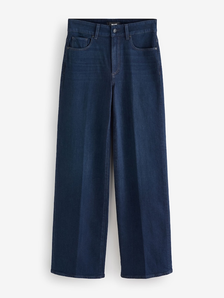 Paige Blue Sasha 32" High Rise Wide Leg Duchess Wash Jeans - Image 1 of 1