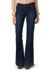 Paige Blue Genevieve 32" High Rise Bespoke Wash Flared Jeans - Image 3 of 5
