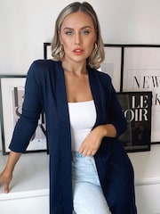 Lipsy Navy Longline Cardigan - Image 2 of 3