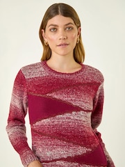 Roman Blok boja Knit Džemper - Slika 4 od 4