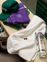 Christy White Wimbledon Cotton Blend Zipped Gym Towel - Image 1 of 3