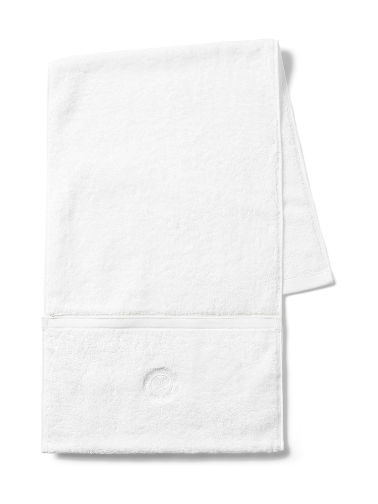 Christy White Wimbledon Cotton Blend Zipped Gym Towel - Image 2 of 3