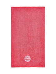 Christy Pink Wimbledon Embroidered Cotton Guest Towel - Image 2 of 3