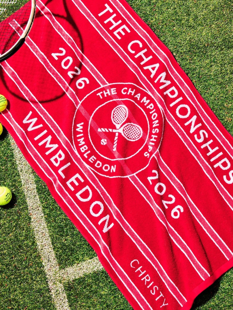 Christy Strawberry Wimbledon Official Championship 2026 Towel - Image 1 of 6
