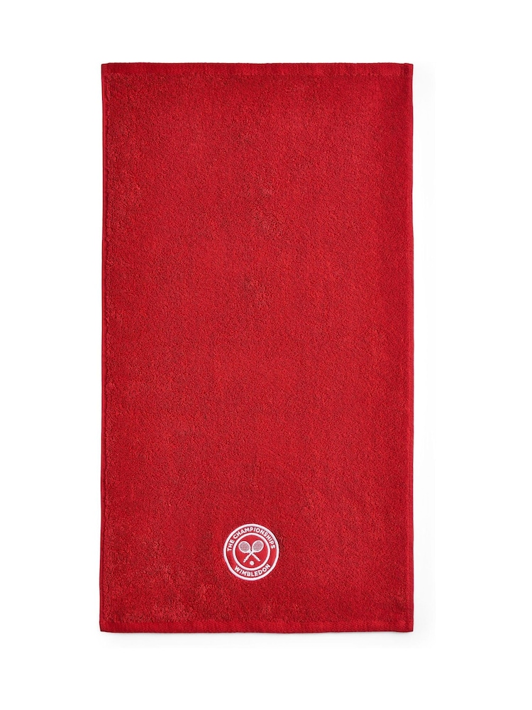 Christy Strawberry Wimbledon Embroidered Cotton Guest Towel - Image 2 of 3