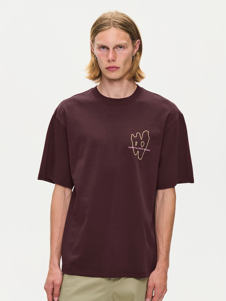 Double A by Wood Wood WWLiam Routing T-Shirt - Imagen 1 de 5