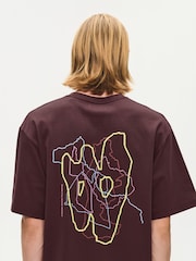 Double A by Wood Wood WWLiam Routing T-Shirt - Imagen 2 de 5