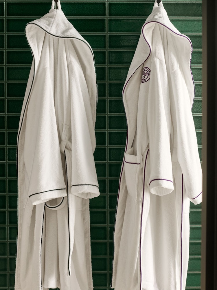 Christy Green Wimbledon Baseline Cotton Robe - Image 4 of 4