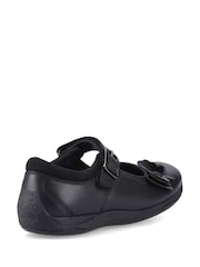 Hush Puppies Black Julie Ballerina Junior School Shoes - Image 3 of 5