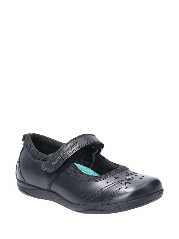 Hush Puppies Black Amber Junior School Shoes - Image 2 of 4