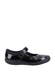 Hush Puppies Black Rosanna Patent Infant School Shoes - Image 1 of 4