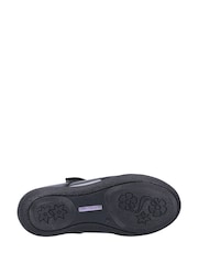 Hush Puppies Black Rosanna Patent Infant School Shoes - Image 4 of 4